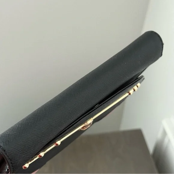 Kate Spade New York Cat's Meow Black Wallet - Picture 4 of 10